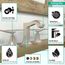 Metropol Classic Widespread Bathroom Faucet 110 with Lever Handles and Pop-Up Drain, 1.2 GPM (Brushed Nickel), 31330821