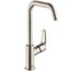 Focus Single-Hole Bathroom Faucet 240 with Swivel Spout and Pop-Up Drain, 1.2 GPM (Brushed Nickel), 31609821