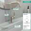 Focus Single-Hole Bathroom Faucet 240 with Swivel Spout and Pop-Up Drain, 1.2 GPM (Brushed Nickel), 31609821