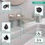 Metropol Wall-Mounted Single-Handle Bathroom Faucet Trim with Lever Handle, 1.2 GPM (Brushed Nickel), 32526821