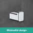 AddStoris Single Towel hook (Matte White), 41742700