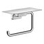 AddStoris Toilet Paper Holder with Shelf (Chrome), 41772000