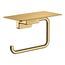 AddStoris Toilet Paper Holder with Shelf (Brushed Bronze), 41772140