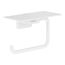 AddStoris Toilet Paper Holder with Shelf (Matte White), 41772700