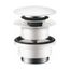 Push-Open Sink Drain (Matte White), 50100701