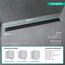 RainDrain Match Trim Zero/ Tile 27-5/8" with Height Adjustable Frame (Matte Black), 56037671