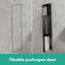 XtraStoris Rock Recessed Toilet Brush Holder with Shelf & Tileable Door (Brushed Stainless Steel), 56060800