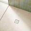 RainDrain Brilliance Point Drain Set 6"x 6" Trim Tileable Rear Cover and Rough (Brushed Stainless Steel), 56134801