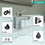 Logis Single-Hole Bathroom Faucet 100 with Pop-Up Drain, 1.2 GPM (Chrome), 71100001