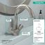 Logis Single-Hole Bathroom Faucet 150 with Swivel Spout and Pop-Up Drain, 1.2 GPM (Brushed Nickel), 71222821