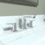 Talis E Widespread Bathroom Faucet 150 with Pop-Up Drain, 1.2 GPM (Chrome), 71733001