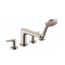 Talis E 4-Hole Roman Tub Set Trim with 1.8 GPM Handshower (Brushed Nickel), 71744821