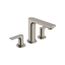 Rebris E Widespread Bathroom Faucet 110 with Pop-Up Drain, 1.2 GPM (Brushed Nickel), 72532821