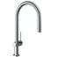 Talis N High Arc Kitchen Faucet, O-Style 2-Spray Pull-Down, 1.75 GPM (Chrome), 72800001