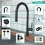 Talis N High Arc Kitchen Faucet, O-Style 2-Spray Pull-Down, 1.75 GPM (Matte Black), 72800671