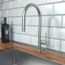 Talis N High Arc Kitchen Faucet, O-Style 2-Spray Pull-Down, 1.75 GPM (Stainless Steel Optic), 72800801