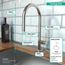 Talis N High Arc Kitchen Faucet, O-Style 2-Spray Pull-Down, 1.75 GPM (Polished Nickel), 72800831