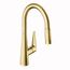 Talis S High Arc Kitchen Faucet, 2-Spray Pull-Down, 1.75 GPM (Brushed Gold Optic), 72813251