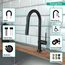 Talis N High Arc Kitchen Faucet, A-Style 2-Spray Pull-Down, 1.75 GPM (Matte Black), 72846671