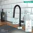 Talis N High Arc Kitchen Faucet, A-Style 2-Spray Pull-Down, 1.75 GPM (Matte Black), 72846671