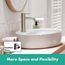 Tecturis S Single-Hole Bathroom Faucet 110 with Pop-Up Drain, 1.2 GPM (Brushed Nickel), 73314821