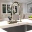 Aquno Select High Arc Kitchen Faucet, 3-Spray Pull-Down with sBox, 1.75 GPM (Polished Nickel), 73831831