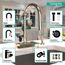 Aquno Select High Arc Kitchen Faucet, 3-Spray Pull-Down with sBox, 1.75 GPM (Polished Nickel), 73831831