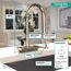 Aquno Select High Arc Kitchen Faucet, 3-Spray Pull-Down with sBox, 1.75 GPM (Polished Nickel), 73831831