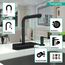 Aquno Select Kitchen Faucet, 2-Spray Pull-Out, 1.75 GPM (Matte Black), 73836671
