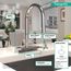 Aquno Select High Arc Kitchen Faucet, 3-Spray Pull-Down, 1.75 GPM (Chrome), 73837001