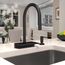 Aquno Select High Arc Kitchen Faucet, 3-Spray Pull-Down, 1.75 GPM (Matte Black), 73837671