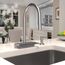 Aquno Select High Arc Kitchen Faucet, 3-Spray Pull-Down, 1.75 GPM (Stainless Steel Optic), 73837801