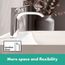 Vivenis Single-hole Bathroom Faucet 80 with Pop--Up Drain, 1.2 GPM (Chrome), 75010001