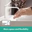 Vivenis Single-hole Bathroom Faucet 80 with Pop--Up Drain, 1.2 GPM (Matte White), 75010701