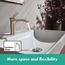 Vivenis Single-hole Bathroom Faucet 110 with Pop-Up Drain, 1.2 GPM (Brushed Nickel), 75020821