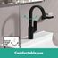 Vivenis Single-hole Bathroom Faucet 210 with Swivel Spout and Pop-Up Drain, 1.2 GPM (Matte Black), 75030671