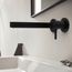 Finoris Wall-Mounted Single-Handle Bathroom Faucet Trim, 1.2 GPM (Matte Black), 76050671