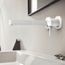 Finoris Wall-Mounted Single-Handle Bathroom Faucet Trim, 1.2 GPM (Matte White), 76050701