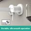Finoris Wall-Mounted Single-Handle Bathroom Faucet Trim, 1.2 GPM (Matte White), 76050701