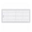 6" x 14" (Wall Opening Size) White Floor Diffuser (421 Series)