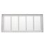 30" x 10" White Baseboard Return Air Grille (657 Series)