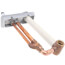 Model HC67 8", 3/4" FPT Inlet Freezeless Backflow Preventer Hot & Cold Mixer Wall Hydrant (Chrome)