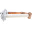 Model HC67 8", 3/4" FPT Inlet Freezeless Backflow Preventer Hot & Cold Mixer Wall Hydrant (Chrome)