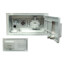 Model HCB67 Close Coupled, 3/4" FPT Inlet Freezeless Backflow Preventer Hot & Cold Mixer Box Wall Hydrant (Chrome)
