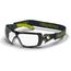 MX200G Clear TruShield S Safety Glasses, Gray & Yellow Frame, 11-12001-04