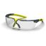 VS300 Clear +1.0 TruShield Safety Glasses, UV Protection Charcoal Frame, 11-19005-09