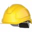 Ceros XP250E Short Brim Non-Vented Hard Hat, 6PT Ratcheting Suspension, Type 1 Class E, Yellow, 16-13003