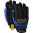 Chrome Series 4018 Cut & Puncture Resistant Gloves, SuperFabric & Black/Blue, Medium, 4018-M (8)