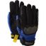 Chrome Series 4018 Cut & Puncture Resistant Gloves, SuperFabric & Black/Blue, XL, 4018-XL (10)