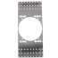 2-1/2"-4" Corrugated Metal Deck Plate for #4 Firestop Sleeve & #5 Hollow Sleeve